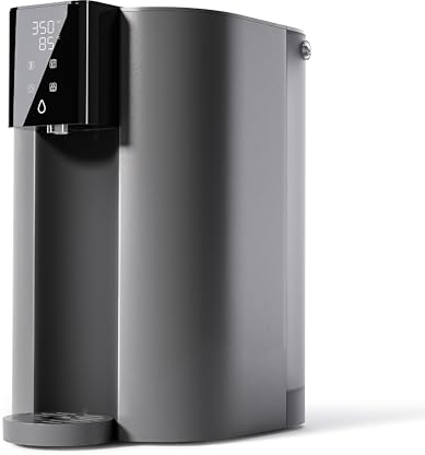 Waterdrop CoreRO Osmosi Inversa Sistema, Istantaneo Caldo Distributore d'acqua, 5 Opzioni di Temperatura, Sistema RO a 6 Stadi C1H, 3:1 Acqua Pura al Drenaggio, Riduce i PFAS, WD-C1H