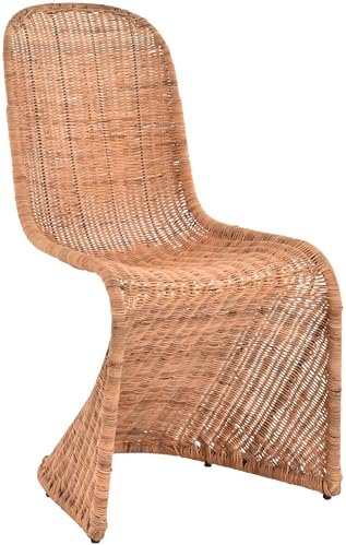 Schwingstuhl, Esszimmer-Stuhl aus Rattan Esszimmerstuhl Korb Schwingstuhl Esszimmer Stühle Schwinger (Natur)