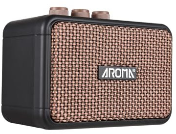 SHUAIGUO 5W Electric Guitar Speaker Desktop Speaker Clean and Overdrive 2 Sound Effects Support BT/Headphone Connection 6.35mm Universal Input Interface Plug and Play Built-in Rechargeable Battery