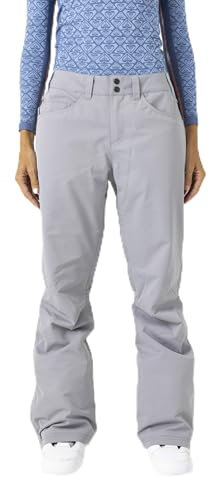 Roxy Damen Schneehose für den Hinterhof, Meliert, Grau, X-Large