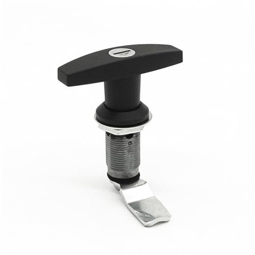 Serratura for porta del garage con maniglia a T regolabile in lega di zinco for macchine edili, for armadio in metallo industriale, 1 pezzo