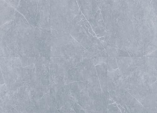 FLOREXP Vinyl Floor Tiles - 40 Packs Cover 3.72m² Peel and Stick Floor Tiles,12×12 Inch,1.5mm Floor Tiles with Stone Texture for Bedroom,Kitchen,Living room,Grey Stone