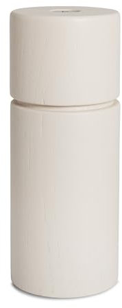 Crushgrind Bergen Moulin à épices en bois avec broyeur en céramique | Moulin à sel et poivre avec degré de mouture réglable | Moulin à herbes en matériaux durables de qualité supérieure (sable blanc)