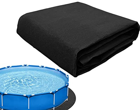 Eolaks 13ft Pool Ground Cloth - Durable Liner Protector Mat for Above Ground Pools Prevents Punctures Heavy-Duty Pool Liner Pad Essential Pool Accessories