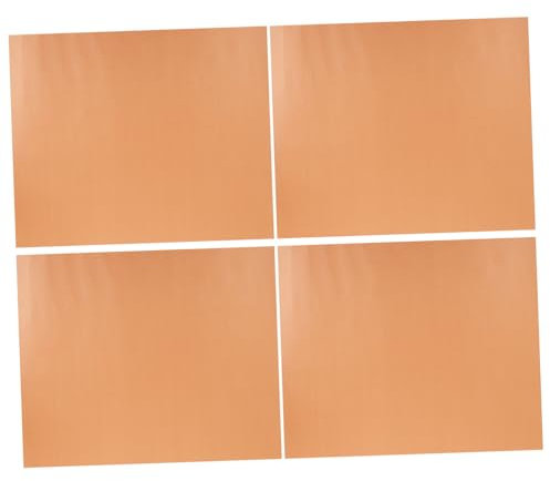 HANABASS 4 Pièces Cuisson Réutilisables Antiadhésifs Résistants à Chaleur pour Four Barbecue Dimensions pour Cuisson Au Four