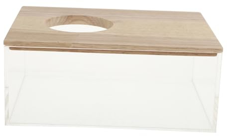 SUPVOX Bac De Sable Transparent pour Hamster Bac à Bain Décoratif Multifonction pour Chinchilla Et Petits Animaux