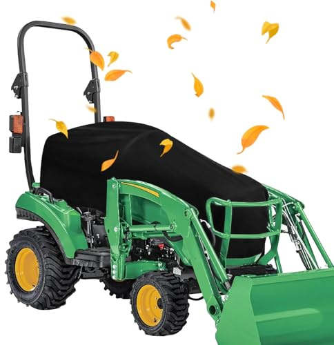 Cubierta para cortacésped de equitación, protector de cortacésped resistente, cubierta de tractor resistente al viento para agricultura, patio, agricultura, garaje, camping, césped, jardín al aire