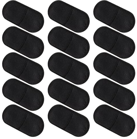 BELLIFFY 24 Pièces des lunettes des lunettes patch yeux Cache-œil réutilisables cache-œil pour le strabisme Black