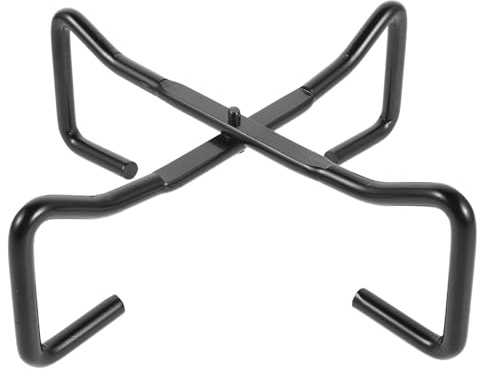PAMINGONO Outdoor Folding Dutch Oven Stand Black Heatproof Pot Cooling Rack with Lid Lifter for Campfire Cooking and Outdoor Fire Pit Use