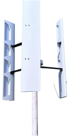 Aerogenerador Turbina aeroneradora vertical de 1000w, 12v, 24v, 48v, trifásica con 3 aspas, uso doméstico, turbinas eólicas arranque baja velocidad del viento(1000W 24V)