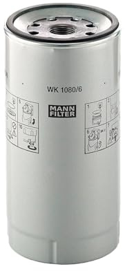 MANN-FILTER, WK 1080/6 x Kraftstofffilter | Für LKW, Busse, Schutz des Kraftstoffsystems, Injektorschutz, Zuverlässige Kraftstoffversorgung, Echte OE-Technologie