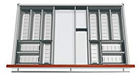 BLUM ORGA-LINE Schalen-Set Korpusbreite 900 mm, Nennlänge 500 mm