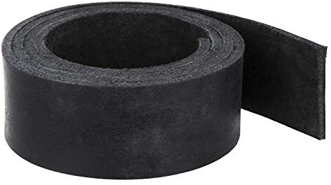 Auroris - Voll-Lederriemen - 200 x 2,0 x 0,35 cm - schwarz