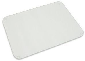 Extra Large Glass Worktop Saver - White - 60 x 40cm