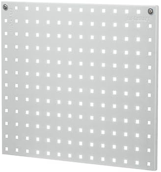 eurokraft pro | Lochplatte für Werkzeughalter | Länge 533 mm, lichtgrau