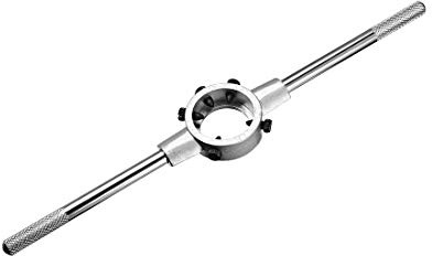 sourcing map Llave de mango redonda de 38 mm para matrices redondas M12-M16, soporte de matrices ajustable