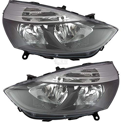 Halogenscheinwerfer Set mit Motor für Clio IV BH_ H1 H7 PY24W W5W