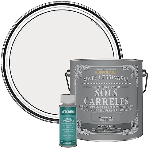 Rust-Oleum Purple Washable Matt Floor Tile Paint - Fleur 2.5L