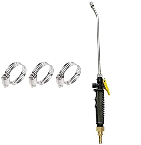 Garden Watering Wand, Sprayer Lance Replacement, 3/8 Spray Nozzle Garden Hose Sprayer Wand, for Car Wash, Flower Watering, Pet Bathing-72cm