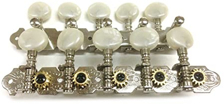 Stimmwirbel für Konzertgitarre, Stimmmechanik, 5 + 5 Stimmwirbel (5R5L) für klassische Gitarre