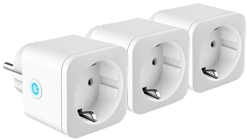 revolt Zubehör zu Solar Power-Akku: 3er-Set Smarte Energiemess-Stecker f. Powerstation HSG-2048, WLAN, App (Akkupacks Solar, WLAN-Solarkonverter)