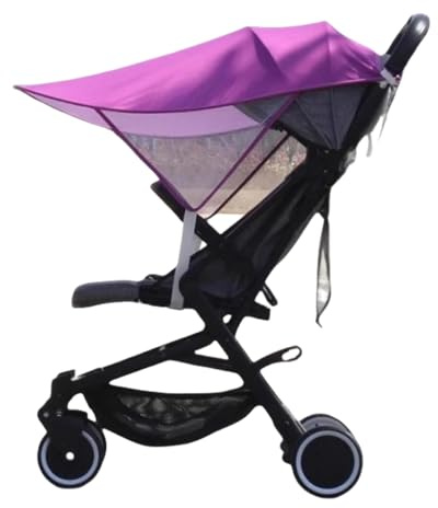 Tenda parasole antivento per passeggini, offre protezione solare per pelli delicate e facile