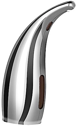 Amosfun Dosificador de Jabón Automático Touchless de Sensor de Movimiento para Cocina y Baño Sin Batería Diseño Control de Dosificación y Instalación