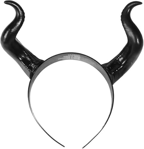 Nero Cerchietto con Corna da Diavolo, Cerchiettos Halloween, Cerchiettos Diavolos per Bambini e Adulti, Nero Cerchietto Corna Diavolo per Halloween Terrore Festa, Carnevale, Cosplay, Feste in Maschera