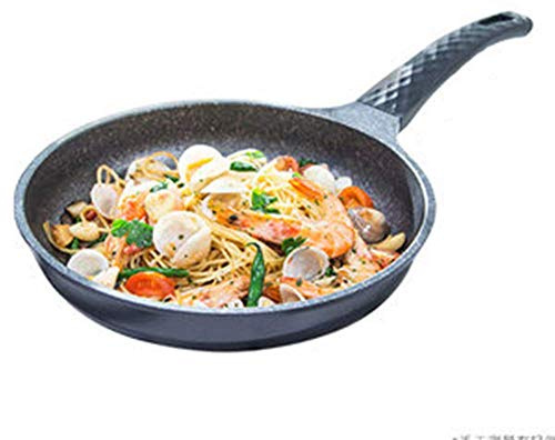 KLLJHB Pfannen, Bratpfanne, Kochgeschirr, Omelettpfannen, Induktionspfanne, Edelstahl, Antihaftbeschichtung, 26 cm, Allzweck für Gas- und Induktionsherde, leicht zu reinigende Töpfe/B
