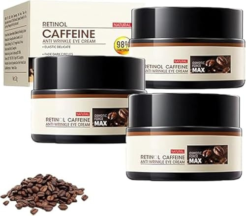 Feuchtigkeitsspendende Retinol-Koffein-Anti-Falten-Augencreme, feuchtigkeitsspendende Anti-Aging-Augencreme, wirkt gegen Augenringe und Schwellungen
