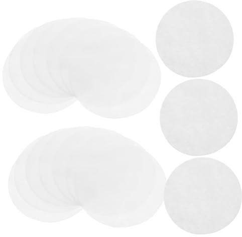 LIFKOME Disques Démaquillants Ronds Blanc en Tissu Non Tissé 200pcs pour Absorbants Jetables Maquillage et Soin Visage