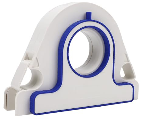 Fockety Kit applicateur de ruban de masquage, distributeur portable avec 1 rouleau de ruban de masquage bleu de 25 mm de largeur, applicateur de ruban de masquage pour peinture