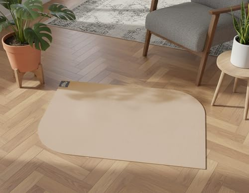 SANOZOO® - Napfunterlage, Öko-Tex, Blatt Sand/Beige 40 x 60 cm