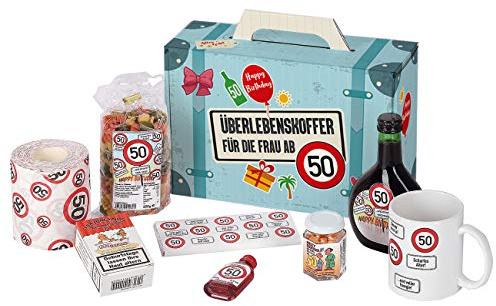 Lustapotheke® Überlebenskoffer für die Frau ab 50 (9 teilig) als Geschenkidee