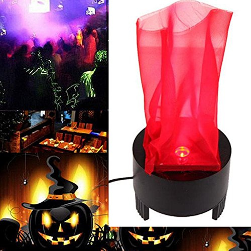 Dynamic Fire Effect Hanging Flame Light Simulated Decorative Atmosphere Lamps Artificial Flame Fake Fire Campfire Centerpiece with No Heat Base for Party Bar Festival Decoration