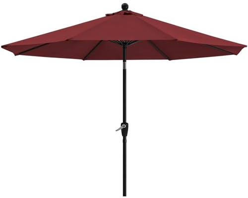 ABCCANOPY 2.3M Parasol Patio Umbrella Table Market Umbrella with Push Button Tilt for Garden, Deck, Backyard and Pool, 8 Ribs 13+Colors