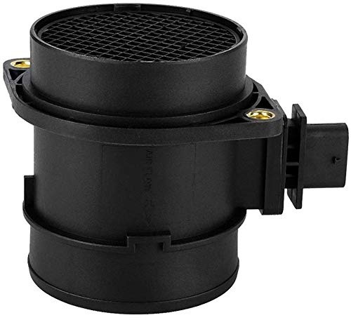 Sensor for el flujo de masa de aire MAF SsangYong Actyon KYRON REXTON RODIUS 2.0 2.7 3.2 Xdi A6650943148 0280218199 material plástico del ABS es fuerte y duradero Auto Parts Negro Sensores de flujo de