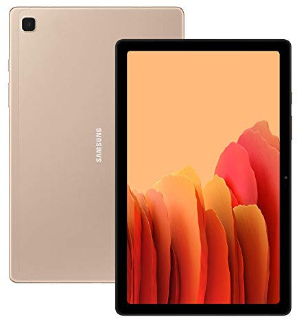 Samsung Galaxy Tab A7 32 GB Wi-Fi Android Tablet - Gold (UK Version) (Renewed)