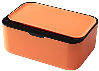 Feuchttücher Box Baby, Tissue Box Baby Feuchttuchbox mit deckel Kindertuchbox Kunststoff Toilettenpapierbox Taschentuch Box Behälter Feuchttücher Spender Tücherbox Serviettenbox-19cmx13cmx7.8cm