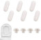 Paracolpi per Sedili WC, Paracolpi in Plastica per Copriwater, Kit Paraurti del Sedile del Water Universale, Paracolpi del Sedile Kit per Sedili WC（10 Pezzi）