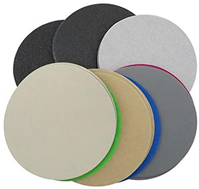 Lot de 30 disques de ponçage ronds de 180 mm à eau sèche et humide Grain 1500/2000/3000/5000/7000/10000 Disques de ponçage auto-agrippants et de polissage pour meuleuse électrique