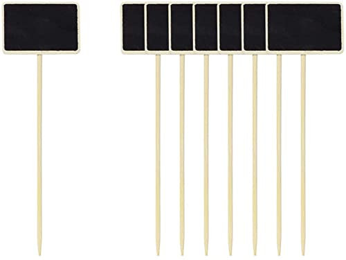 XYWHPGV 8pcs Mini Tafeln Schilder mit Staffelei Ständer Holz Rechteck Tafel Tag für Geburtstagsfeier Message Board Schilder Preisschild Message(5a608 64d80 3dff5 b0185 e79d4 233f9