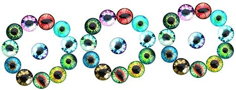 Operitacx 60pcs Elegant Jewelry Making Supplies Glass Patch Flat Back Gemstone Glass for DIY Decor Craft