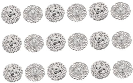 10 Paar Kippschalter Druckknöpfe Für Bekleidung Kleidersack Schnalle Druckknopfverschlüsse Mantelschnalle Druckknöpfe Einrasten Nähen Mantelknöpfe Mantelknopf Unsichtbar Legierung