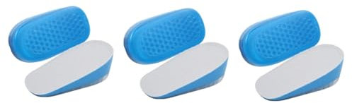 FOMIYES 3paare Gel Einlegesohlen Für Schuhe Atmungsaktive Pu Und Gel-mischung Halbschuh-einlagen Für Erhöhung Körpergröße Für Und Sportschuhe