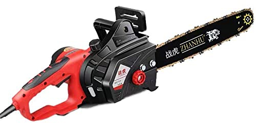 Tronçonneuse électrique 220 V, barre de coupe de 16'', scie à chaîne Oregon de 40 cm, scie d'élagage portative autolubrifiante, sécateur portable, tronçonneuses pour branches d'arbres et bois