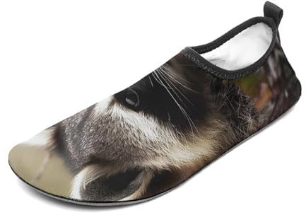 Wasserschuhe für Damen und Herren, schnelltrocknend, Aqua-Socken, Barfußschuhe, Tiere auf Baum, Sport, Strand, Schwimmschuhe, Stil 3, 3.5 UK Men/ 2 UK Women