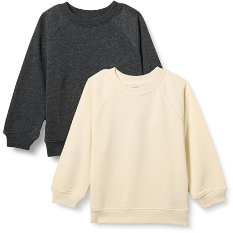 Amazon Essentials Mixte bébé Pull Col Rond en Tissu Éponge French Terry