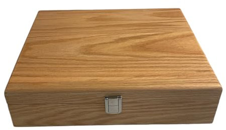 Valigetta per orologi in vero legno chiaro 10 orologi