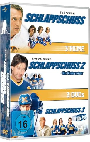 Schlappschuss 1-3 – Legendäre Eishockey-Filmreihe mit Paul Newman und den Hanson-Brüdern: Eine humorvolle Satire mit harter Action und gnadenlosen Schlägereien
